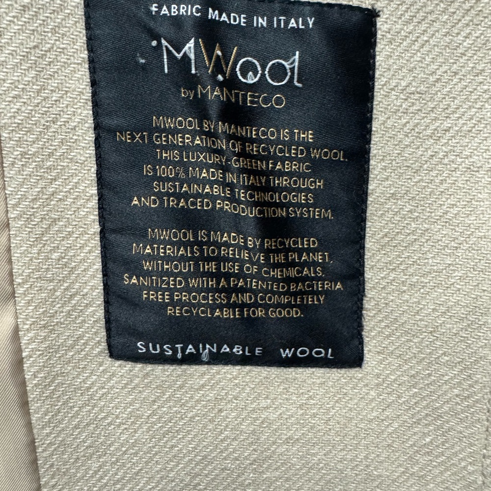 Mango Elegant Cream Women's Long Coat - Picture 9 of 10